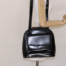 GUCCI Shoulder Bag Leather Black Gold 001 3444 1650 Auth 135195-23