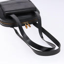 GUCCI Shoulder Bag Leather Black Gold 001 3444 1650 Auth 135195-7