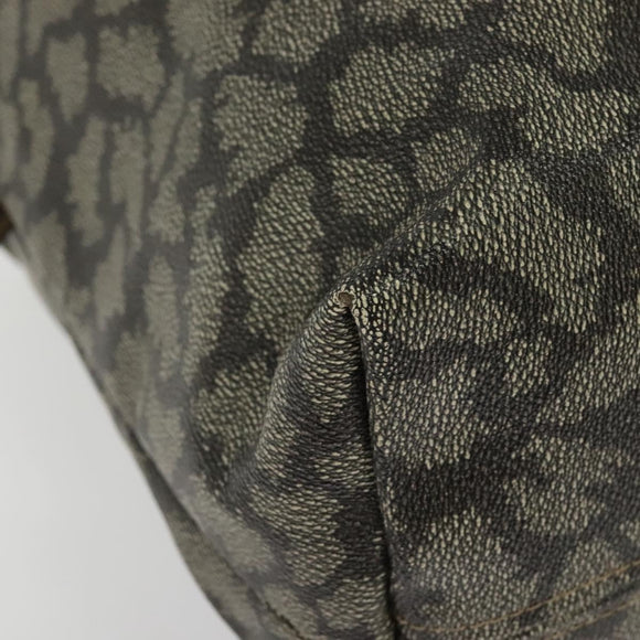 SAINT LAURENT Tote Bag Leather Gray Auth 135196