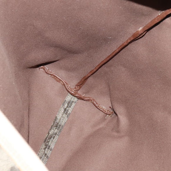 SAINT LAURENT Tote Bag Leather Gray Auth 135196