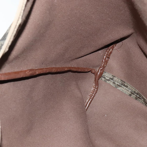 SAINT LAURENT Tote Bag Leather Gray Auth 135196