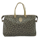 SAINT LAURENT Tote Bag Leather Gray Auth 135196-13