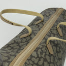 SAINT LAURENT Tote Bag Leather Gray Auth 135196-6