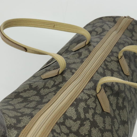 SAINT LAURENT Tote Bag Leather Gray Auth 135196