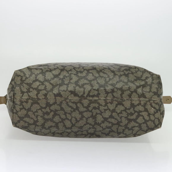 SAINT LAURENT Tote Bag Leather Gray Auth 135196