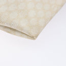 CELINE Macadam Canvas Tote Bag PVC Leather White Gold Auth 135197-14