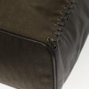 Christian Dior Trotter Canvas Hand Bag Khaki Auth 135198-12