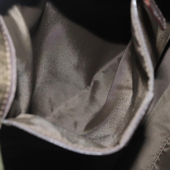 Christian Dior Trotter Canvas Hand Bag Khaki Auth 135198