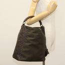 Christian Dior Trotter Canvas Hand Bag Khaki Auth 135198-23