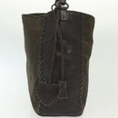 Christian Dior Trotter Canvas Hand Bag Khaki Auth 135198-4