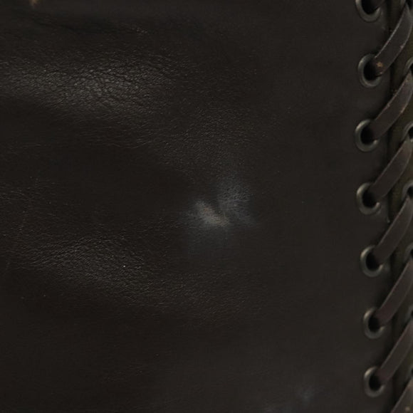 Christian Dior Trotter Canvas Hand Bag Khaki Auth 135198