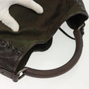 Christian Dior Trotter Canvas Hand Bag Khaki Auth 135198-7