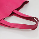 CELINE Tote Bag Leather Pink Gold Auth 135200-7