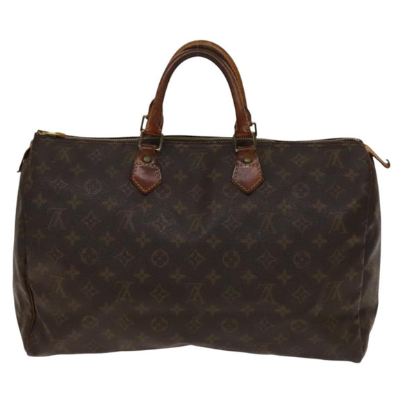 LOUIS VUITTON Monogram Speedy 40 Hand Bag M41522 LV Auth 135202