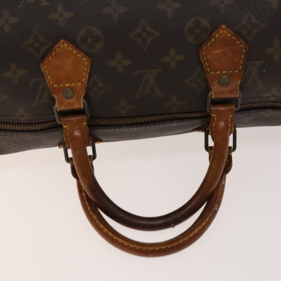 LOUIS VUITTON Monogram Speedy 40 Hand Bag M41522 LV Auth 135202