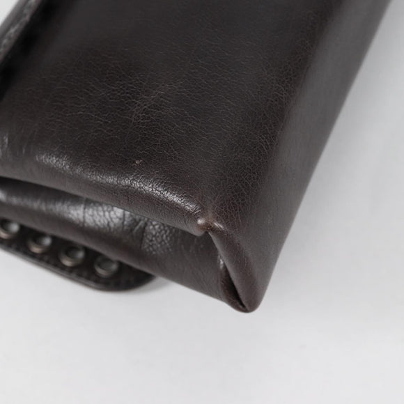 BOTTEGA VENETA Hand Bag Leather Brown Auth 135208V