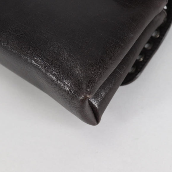 BOTTEGA VENETA Hand Bag Leather Brown Auth 135208V