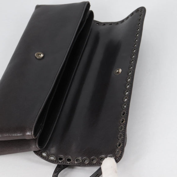 BOTTEGA VENETA Hand Bag Leather Brown Auth 135208V