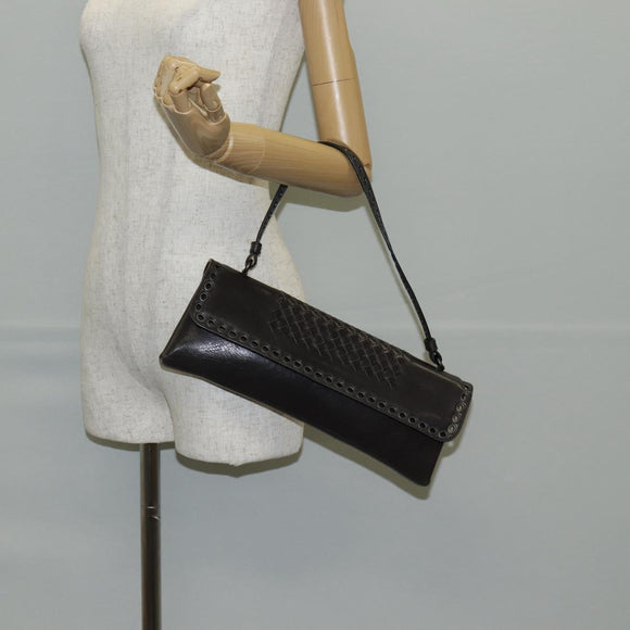 BOTTEGA VENETA Hand Bag Leather Brown Auth 135208V