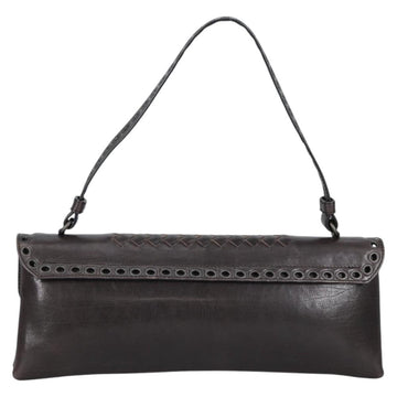 BOTTEGA VENETA Hand Bag Leather Brown Auth 135208V - 0