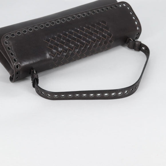 BOTTEGA VENETA Hand Bag Leather Brown Auth 135208V