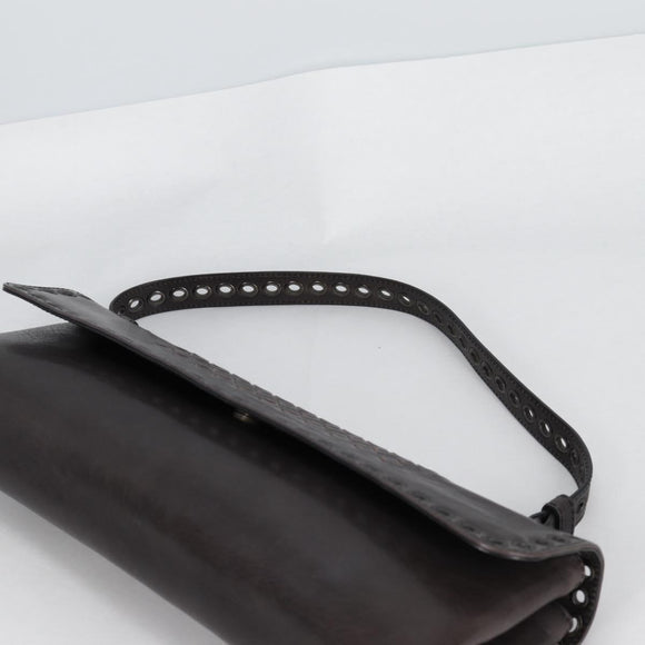 BOTTEGA VENETA Hand Bag Leather Brown Auth 135208V