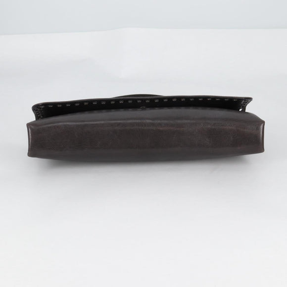 BOTTEGA VENETA Hand Bag Leather Brown Auth 135208V