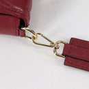 VALENTINO Hand Bag Leather 2way Red Gold Auth 135211V-19