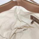 GUCCI Shoulder Bag Leather Brown Silver 268244 Auth 135212-20