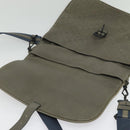 BOTTEGA VENETA INTRECCIATO Shoulder Bag Leather outlet Gray Auth 135216-10