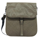 BOTTEGA VENETA INTRECCIATO Shoulder Bag Leather outlet Gray Auth 135216-13