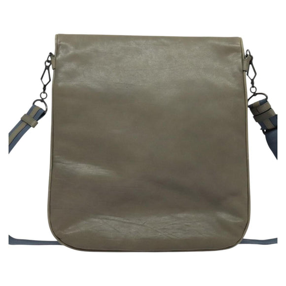 BOTTEGA VENETA INTRECCIATO Shoulder Bag Leather outlet Gray Auth 135216