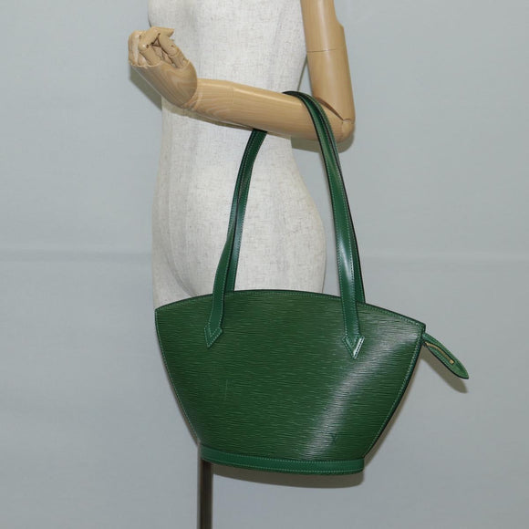 LOUIS VUITTON Epi Saint Jacques Poignees Long Bag Green M52334 LV Auth 135222V