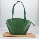 LOUIS VUITTON Epi Saint Jacques Poignees Long Bag Green M52334 LV Auth 135222V-12
