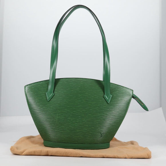 LOUIS VUITTON Epi Saint Jacques Poignees Long Bag Green M52334 LV Auth 135222V