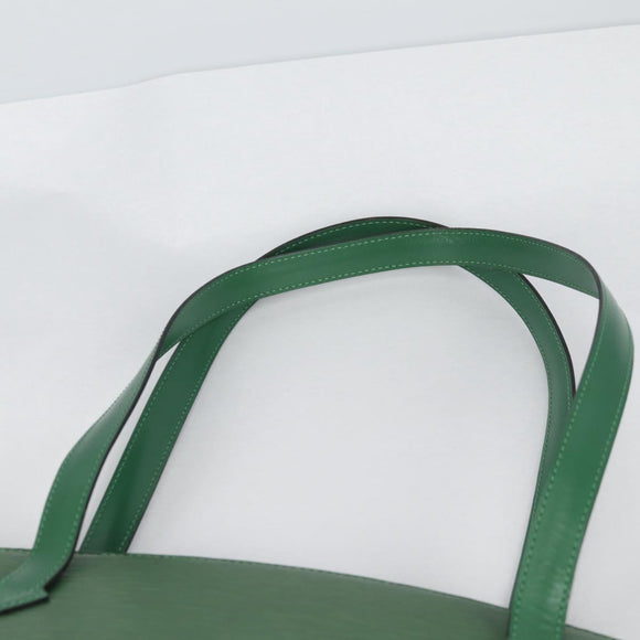 LOUIS VUITTON Epi Saint Jacques Poignees Long Bag Green M52334 LV Auth 135222V