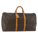 LOUIS VUITTON Monogram Keepall 60 Boston Bag M41422 LV Auth 135224-1