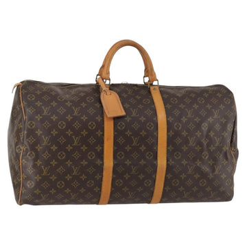 LOUIS VUITTON Monogram Keepall 60 Boston Bag M41422 LV Auth 135224