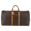 LOUIS VUITTON Monogram Keepall 60 Boston Bag M41422 LV Auth 135224-13