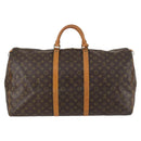 LOUIS VUITTON Monogram Keepall 60 Boston Bag M41422 LV Auth 135224-2