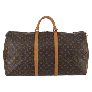 LOUIS VUITTON Monogram Keepall 60 Boston Bag M41422 LV Auth 135224 - 0