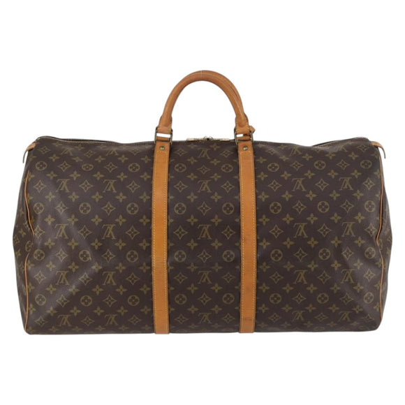 LOUIS VUITTON Monogram Keepall 60 Boston Bag M41422 LV Auth 135224