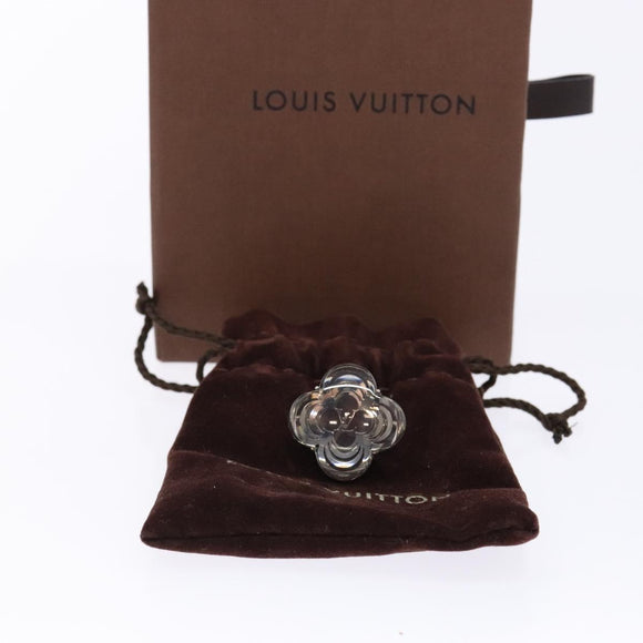 LOUIS VUITTON Berg Alafoli Ring metal Silver M65665 #21(JP Size) LV Auth 135225V