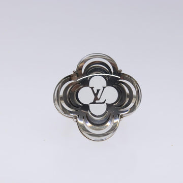 LOUIS VUITTON Berg Alafoli Ring metal Silver M65665 #21(JP Size) LV Auth 135225V - 0