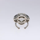 LOUIS VUITTON Berg Alafoli Ring metal Silver M65665 #21(JP Size) LV Auth 135225V-3