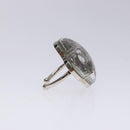 LOUIS VUITTON Berg Alafoli Ring metal Silver M65665 #21(JP Size) LV Auth 135225V-5