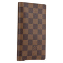 LOUIS VUITTON Damier Ebene Porte Valeurs Cartes Credit N61823 LV Auth 135229V-1