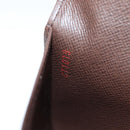 LOUIS VUITTON Damier Ebene Porte Valeurs Cartes Credit N61823 LV Auth 135229V-11