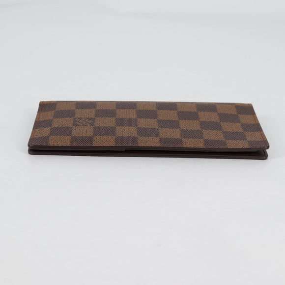 LOUIS VUITTON Damier Ebene Porte Valeurs Cartes Credit N61823 LV Auth 135229V