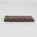LOUIS VUITTON Damier Ebene Porte Valeurs Cartes Credit N61823 LV Auth 135229V-4